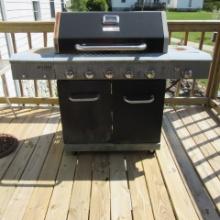NexGrill DeLuxe Dual Energy Grill with Side Burner and Tank