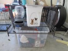 Pet Supplies-Exercise Pen, Safety Gate, Metal Pet Bed, Grooming Supplies,