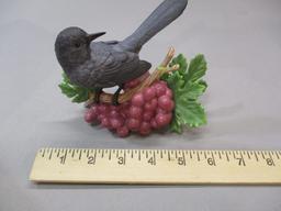 2005 Lenox "Gray Catbird" Fine Porcelain Bird Figurine 4 1/2"