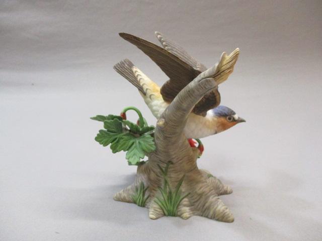 2000 Lenox "Cliff Swallow" Fine Porcelain Bird Figurine 6"