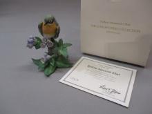 1996 Lenox "Yellow-breasted Chat" Fine Porcelain Bird Figurine 4 1/2"