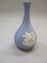 Vintage Wedgwood Blue Jasperware Vase - Made in England - 5 1/2""