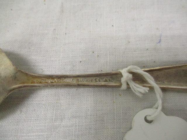 Antique Military Rifle Bayonette 10" L, 2 US Navy Spoons, &