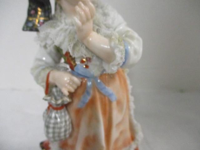 Royal Rudostadt 'Young Girl w/Black Bow' Figurine