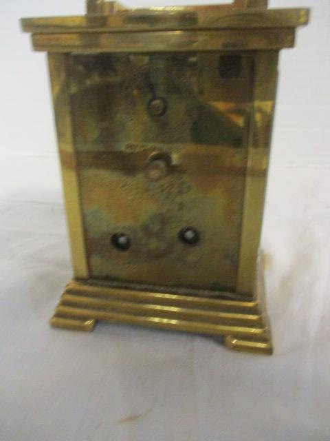Waterbury Clock Co. Brass Clock (no key)