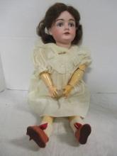 Poseable Porcelain Head Doll w/Composite Body