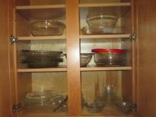 Grouping of Pyrex, Fire King and Anchor Hocking Bowls and Bakeware
