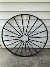 36" Iron Wagon Wheel