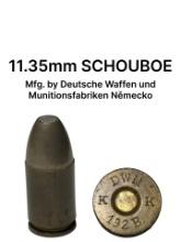 RARE 11.35mm SCHOUBOE Cartridge