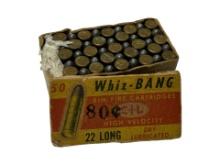 45rds. of Factory .22 Long Rimfire Whiz-Bang C-I-L Ammunition