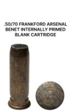 .50/70 Frankford Arsenal Benet Internally Primed Blank Cartridge