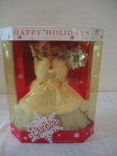 1989 Happy Holidays Barbie Doll