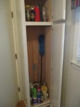 Closet Lot of Cleaning Supplies and Other Items