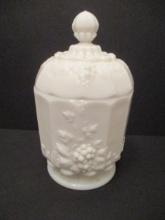 Westmoreland Milk Glass Covered Candy Dish