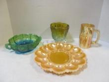 Marigold Egg Plate, Mug, & 2 Misc. Bowls