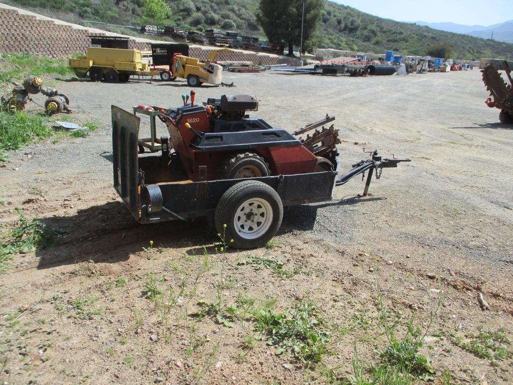 2002 Ditch Witch 1820H Walk-Behind Trencher,