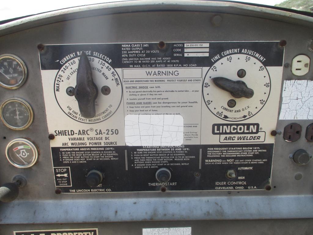 Lincoln Shield-Arc SA-250 Arc Welder,