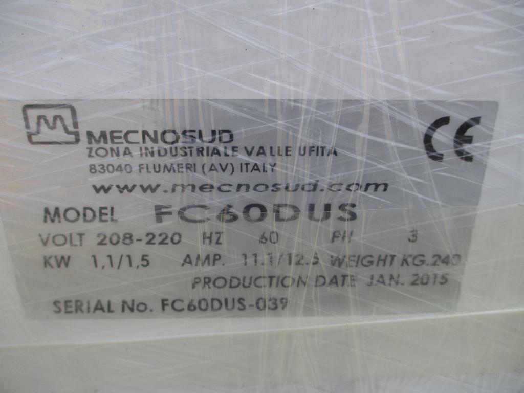 Mecnosud FC60DUS Commercial Mixing Machine,