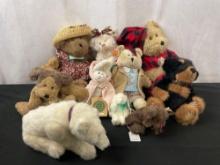 Collection of 8 Vintage Boyds Bears, Polar Bear, Miranda Cherrybeary, & Starbucks Bear