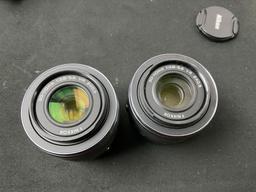 Selection of Cameras, Nikon V1 & Nikon FG w/ 1 lens each
