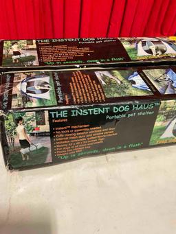 Pair of The Instent Dog Haus Portable pet shelter rated 50 SPF - See pics