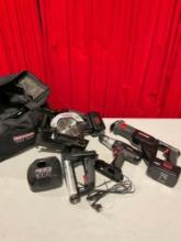 Collection of Craftsman Electric Cordless Power Tools incl. Circular Saw, Reciprocating Saw, Drill,