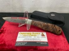 Remington UMC 50th Anniversary Model SP1100 LE 0713/1100 Folding Knife, wooden handle