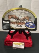 Buck Knife The Battling Bucks 2003 Commemorative Series Knife in Tin Box