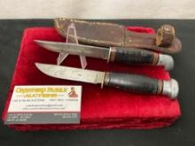 Pair of Vintage Remington Fixed Blade Knives, 1x RH-24 made by PAL & 1x RH-51 w/ sheath