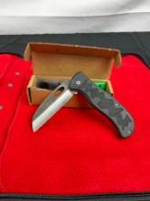 NIB CRKT Self Sharpening Edgie Folding Pocket Knife w/ a 3" Blade - See pics