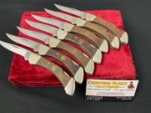 7x Chicago Cutlery L33 Folding Pocket Knives