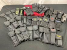 Approx 35 Nylon Knife Sheaths and Cases by various brands