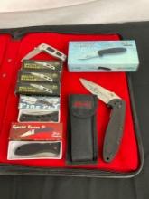 6pcs Frost Cutlery Folding Pocket Knives in Original Boxes - See pics