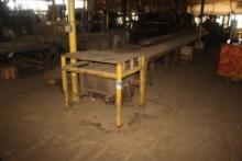 Belt Conveyor 12" x 32' w/ Elec Dr (drive section of belt has been removed)