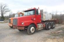 1996 Volvo, Tandem Axle Tractor w/Detroit 60 Series Engine, Day Cab, Miles