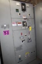 Westinghouse 2500amp, 480V Switchgear, (2) 1200amp Breakers - Located in Mi
