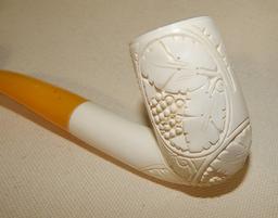 PAIR OF NEW OLD STOCK MEERSCHAUM PIPES