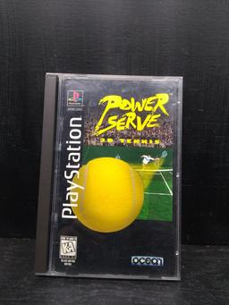 Playstation Long Box Video Game-Power Serve