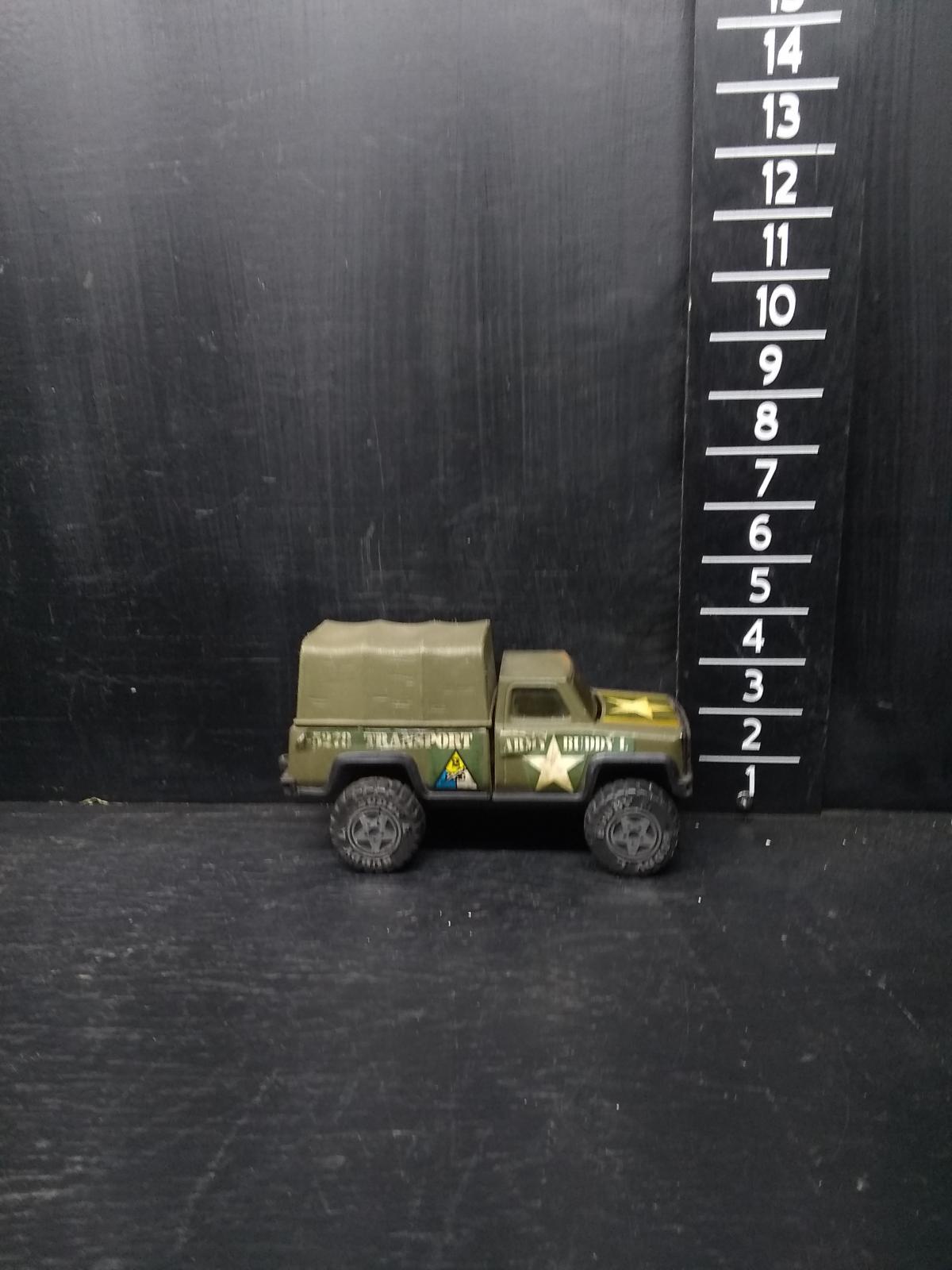 Plastic Buddy L Army Transport Truck Toy