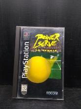 Playstation Long Box Video Game-Power Serve