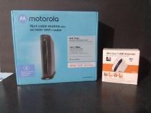 BL-Motorola Wifi Router & Wireless Wifi Repeater(Range Extender) -NEW