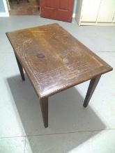 Wooden Pine Side Table