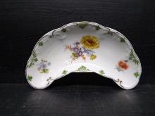 Hand painted Floral Bone Dish