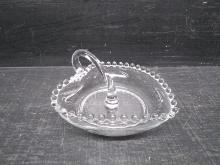 Vintage Candlewick Heart Shaped Candy Dish