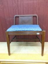 Antique Mahogany Dressing Table Bench