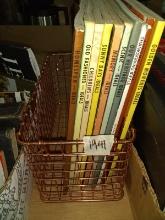 BL-Assorted Magazines w/ Wire Basket
