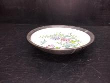 Japanese Porcelain with Pewter Lining Bowl