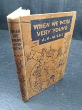 Vintage Childrens Book-When we Were Very Young-A A Milne-1924