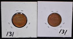 1921-S & 1923-S LINCOLN WHEAT PENNIES
