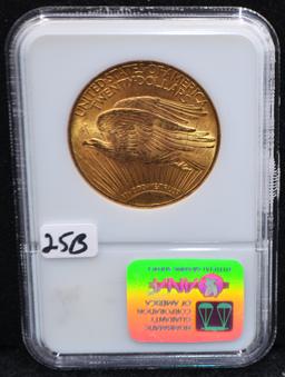 1924 $20 SAINT GAUDENS GOLD COIN - NGC MS62